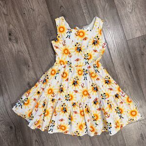 Disney Cruise Line DCL Minnie Mouse Girls Sun Dress Sunshine Summer Vacation Lg